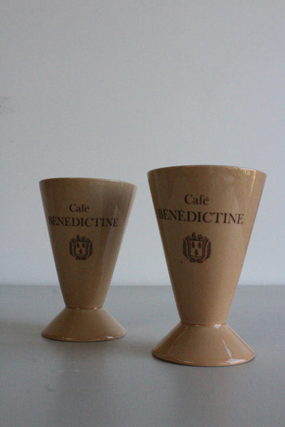 Pair Cafe Benedictine Goblets - Kernow Furniture