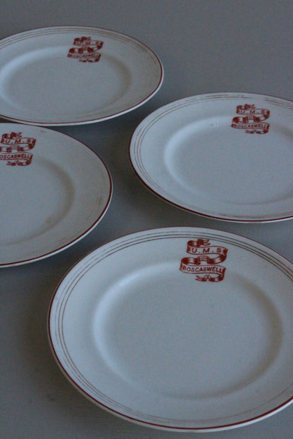 Vintage Tea Plates - Kernow Furniture