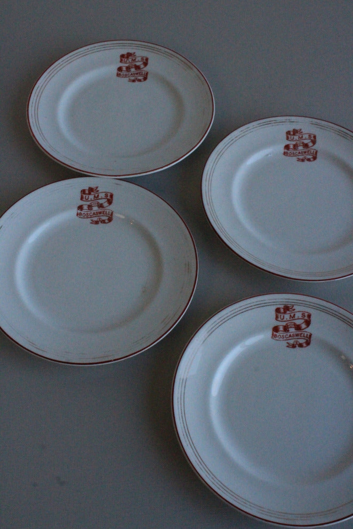 Vintage Tea Plates - Kernow Furniture