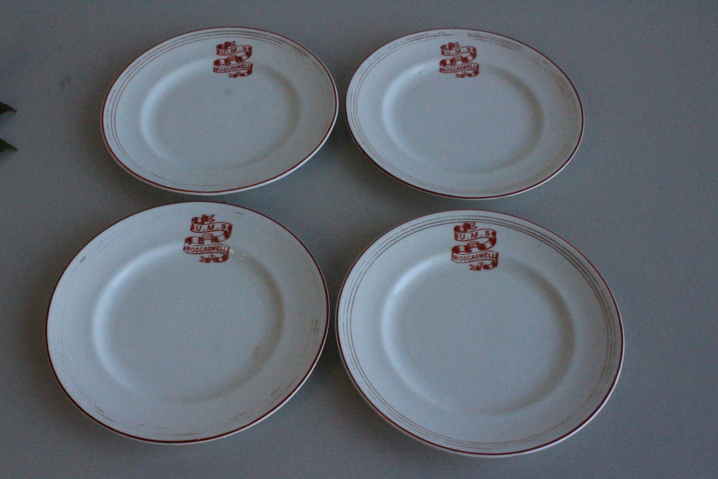 Vintage Tea Plates - Kernow Furniture