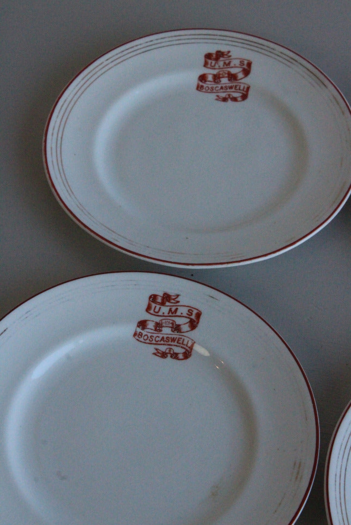 Vintage Tea Plates - Kernow Furniture