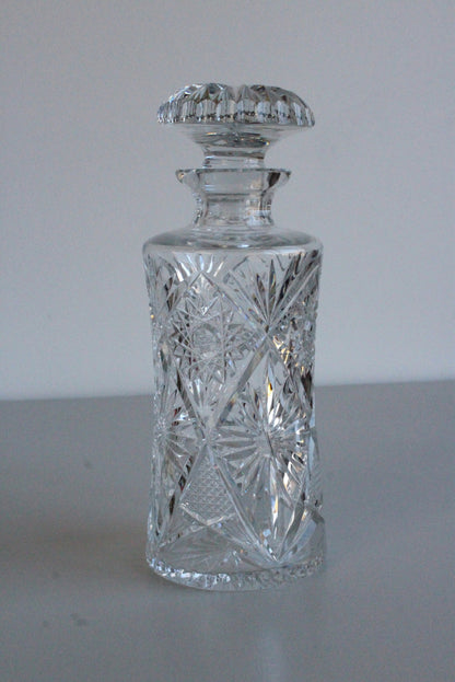 Vintage Cut Glass Decanter - Kernow Furniture