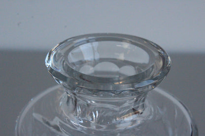 Vintage Cut Glass Decanter - Kernow Furniture