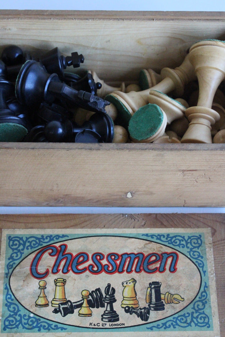 K + C Ltd Chess Set - Kernow Furniture