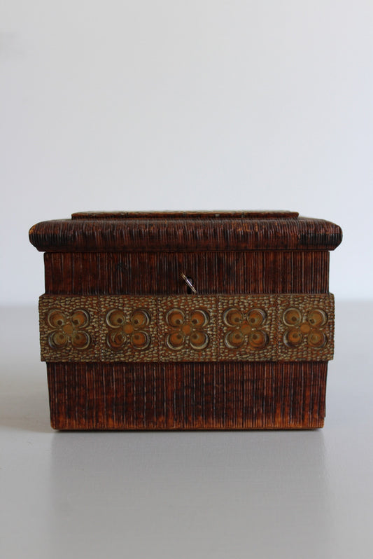 Vintage Polish Wooden Box - Kernow Furniture