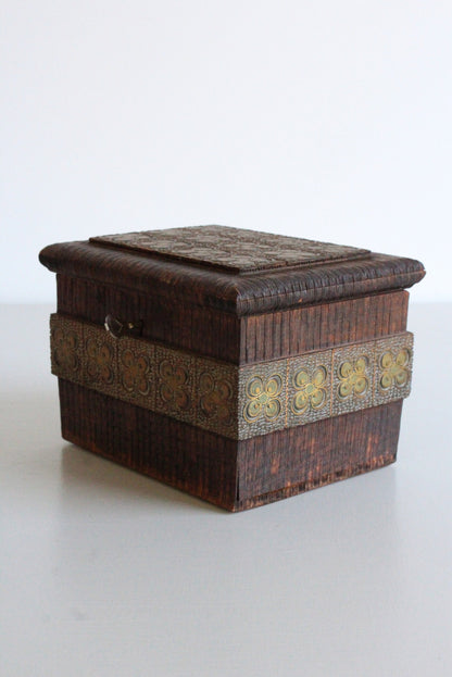 Vintage Polish Wooden Box - Kernow Furniture