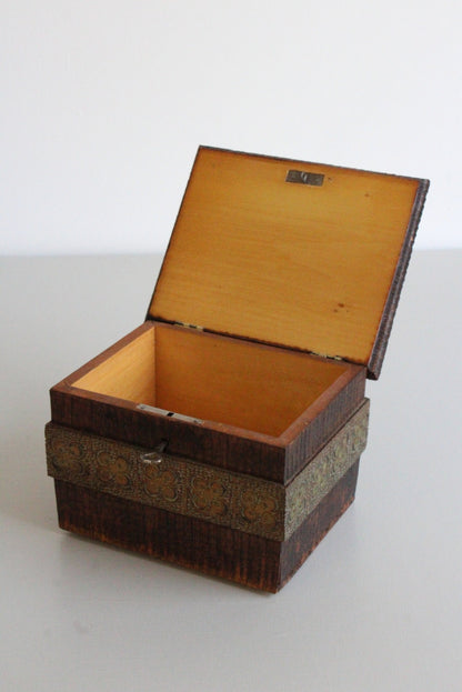 Vintage Polish Wooden Box - Kernow Furniture