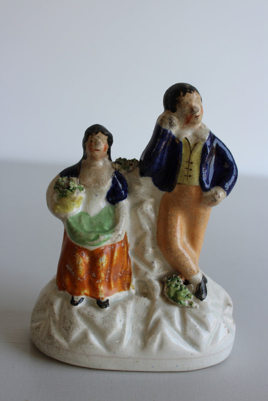 Antique Victorian Staffordshire Figure - Kernow Furniture