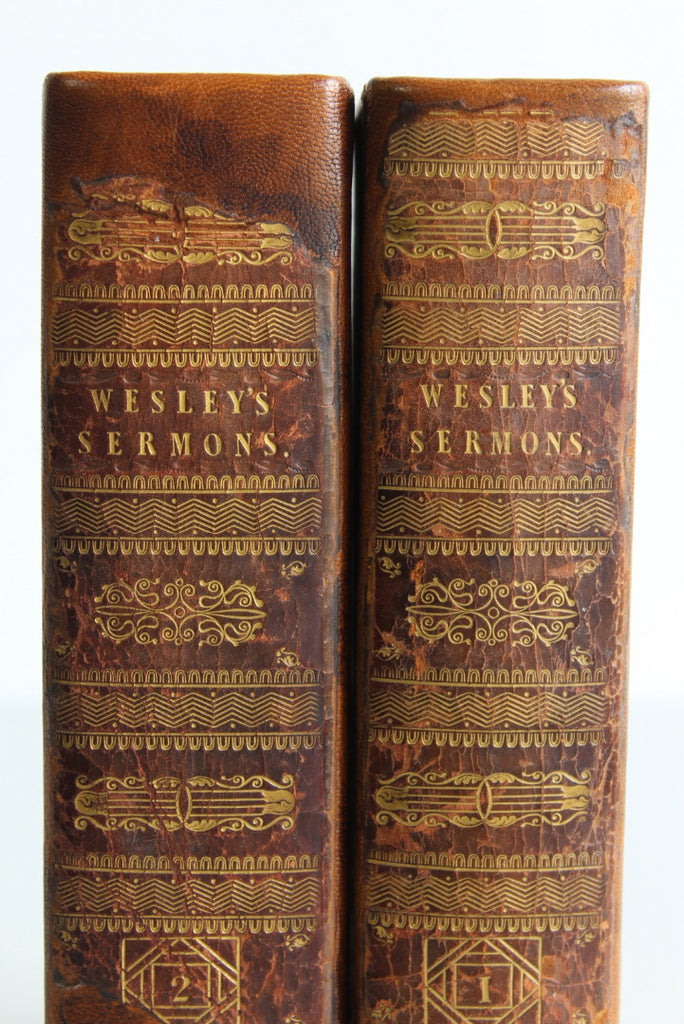 Pair Wesley Sermon Books