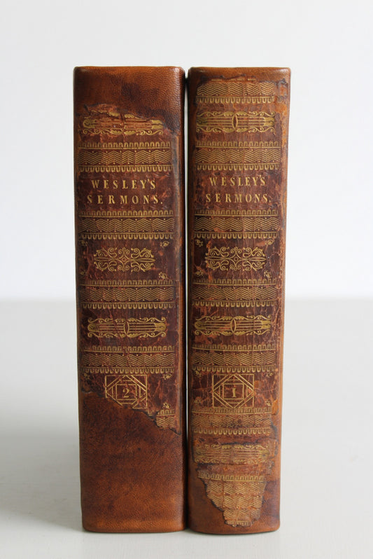 Pair Wesley Sermon Books