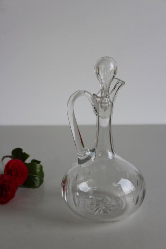 Vintage Antique Victorian Glass Wine Decanter Jug - Kernow Furniture