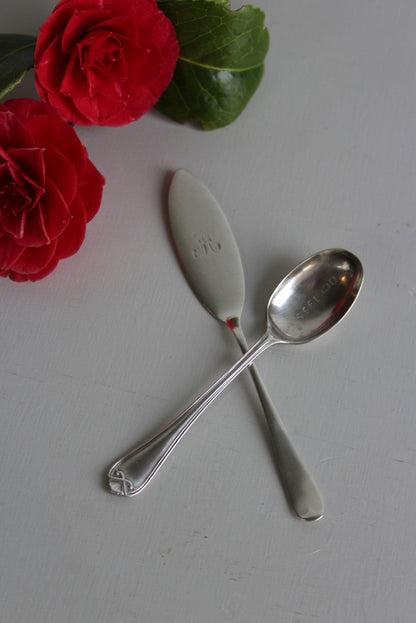 Vintage Silver Tea Spoon - Kernow Furniture