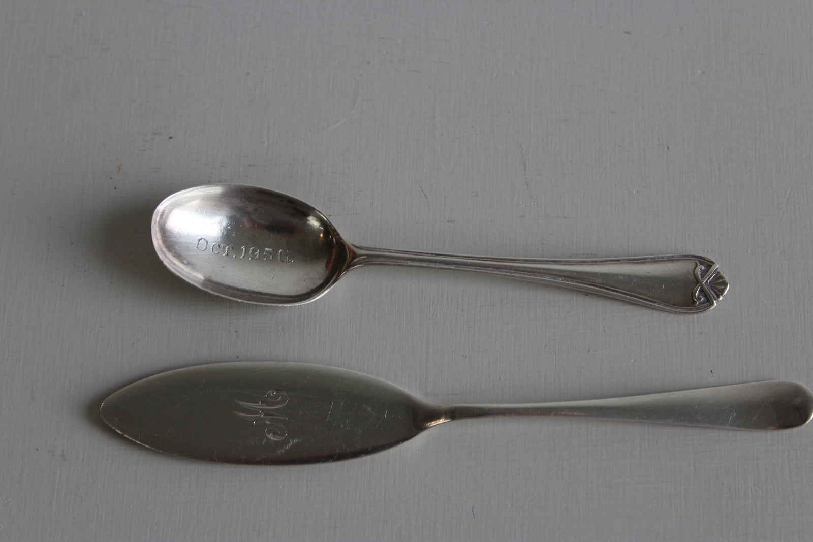 Vintage Silver Tea Spoon - Kernow Furniture