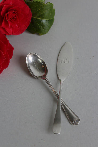 Vintage Silver Tea Spoon - Kernow Furniture