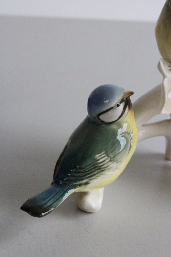 Karl Ens Bird Ornament Figurine Blue Tits - Kernow Furniture