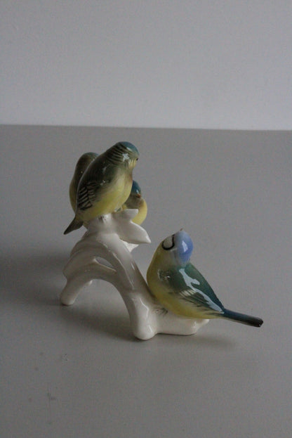 Karl Ens Bird Ornament Figurine Blue Tits - Kernow Furniture