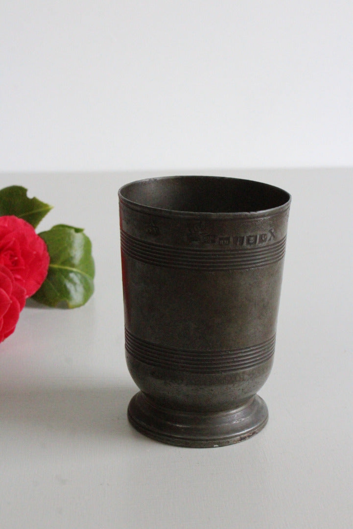 English Regency Pewter Tumbler - Kernow Furniture