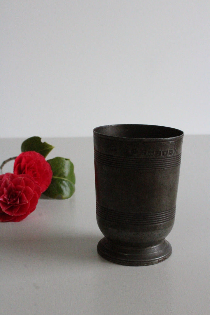 English Regency Pewter Tumbler - Kernow Furniture