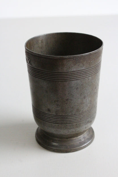 English Regency Pewter Tumbler - Kernow Furniture