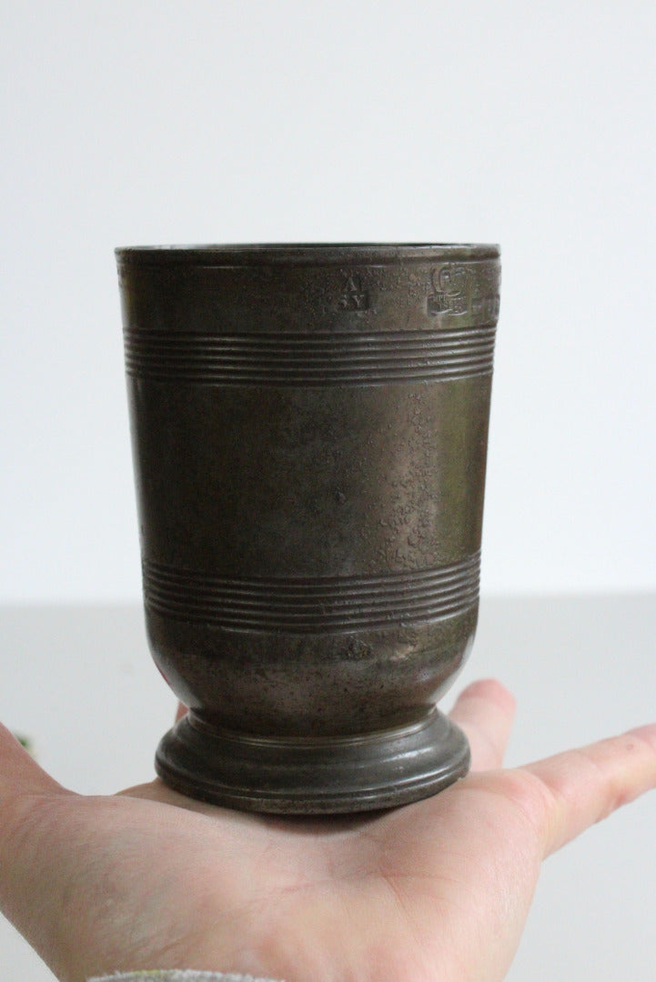 English Regency Pewter Tumbler - Kernow Furniture