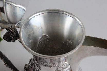 Italian Silver Coffee Pot Fitaihi - Kernow Furniture