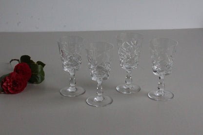 4 Vintage Port Glasses - Kernow Furniture