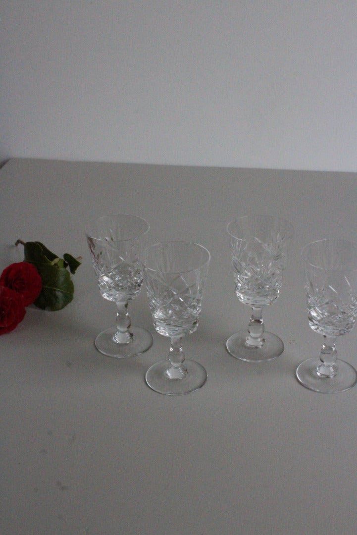 4 Vintage Port Glasses - Kernow Furniture