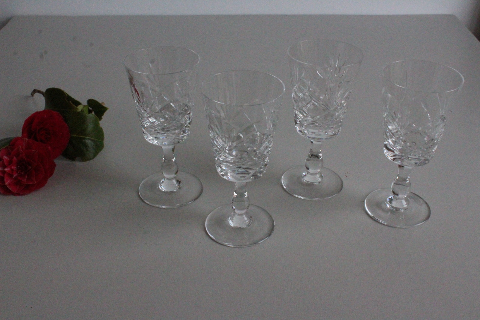 4 Vintage Port Glasses - Kernow Furniture