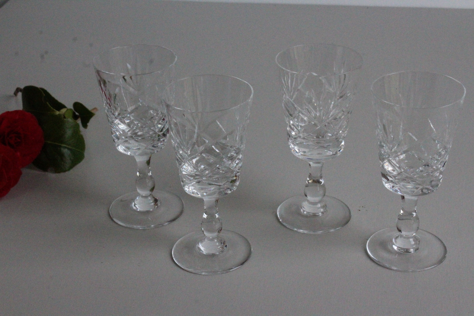 4 Vintage Port Glasses - Kernow Furniture