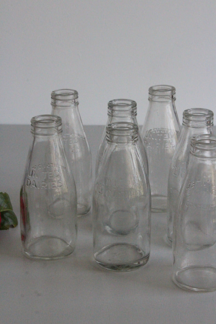 Vintage Lot of 1 Pint Milk Jars. sale