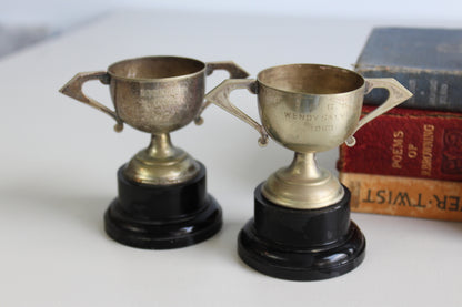 2 Vintage EPNS Trophy Cup - Kernow Furniture