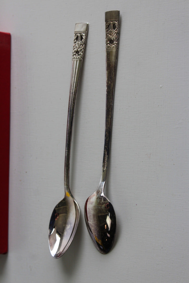 Pair Oneida Community Plate Spoons - Kernow Furniture