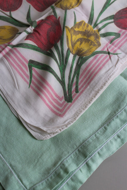 2 Vintage Tablecloths - Kernow Furniture