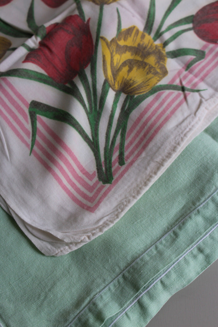 2 Vintage Tablecloths - Kernow Furniture