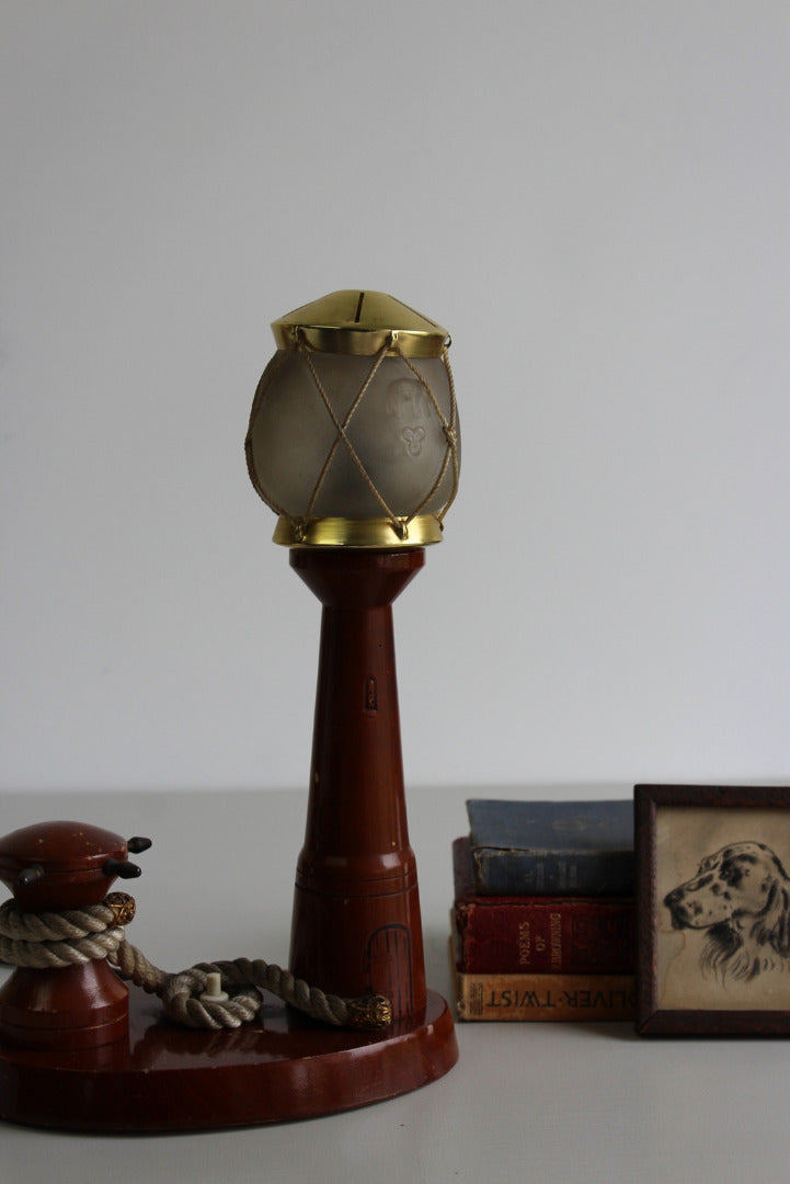 Kitsch Vintage Lighthouse Lamp - Kernow Furniture