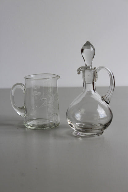 Vintage Glass Jug - Kernow Furniture