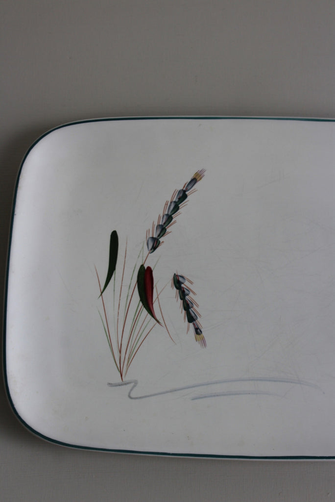 Denby Stoneware Green Wheat Platter - Kernow Furniture