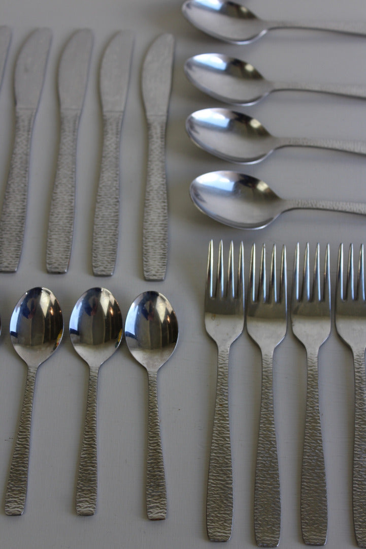 Retro Stainless Steel Cutlery Set - Kernow Furniture