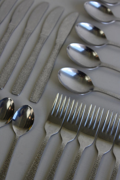 Retro Stainless Steel Cutlery Set - Kernow Furniture