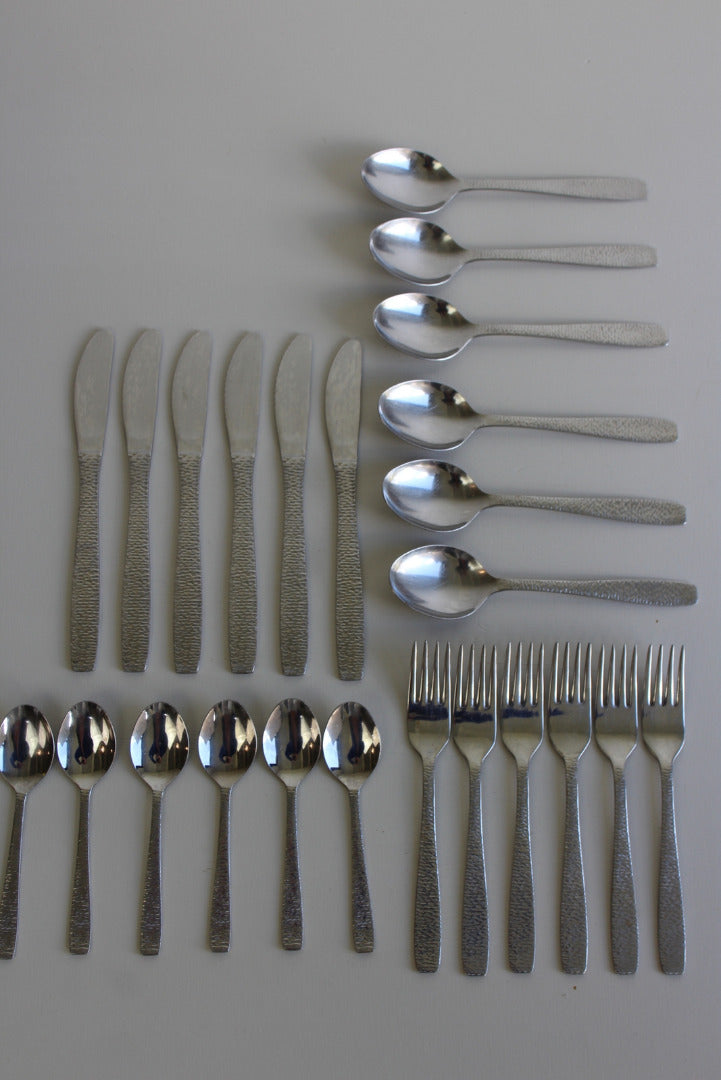 Retro Stainless Steel Cutlery Set - Kernow Furniture