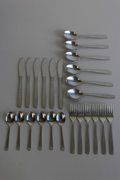 Retro Stainless Steel Cutlery Set - Kernow Furniture