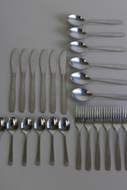 Retro Stainless Steel Cutlery Set - Kernow Furniture