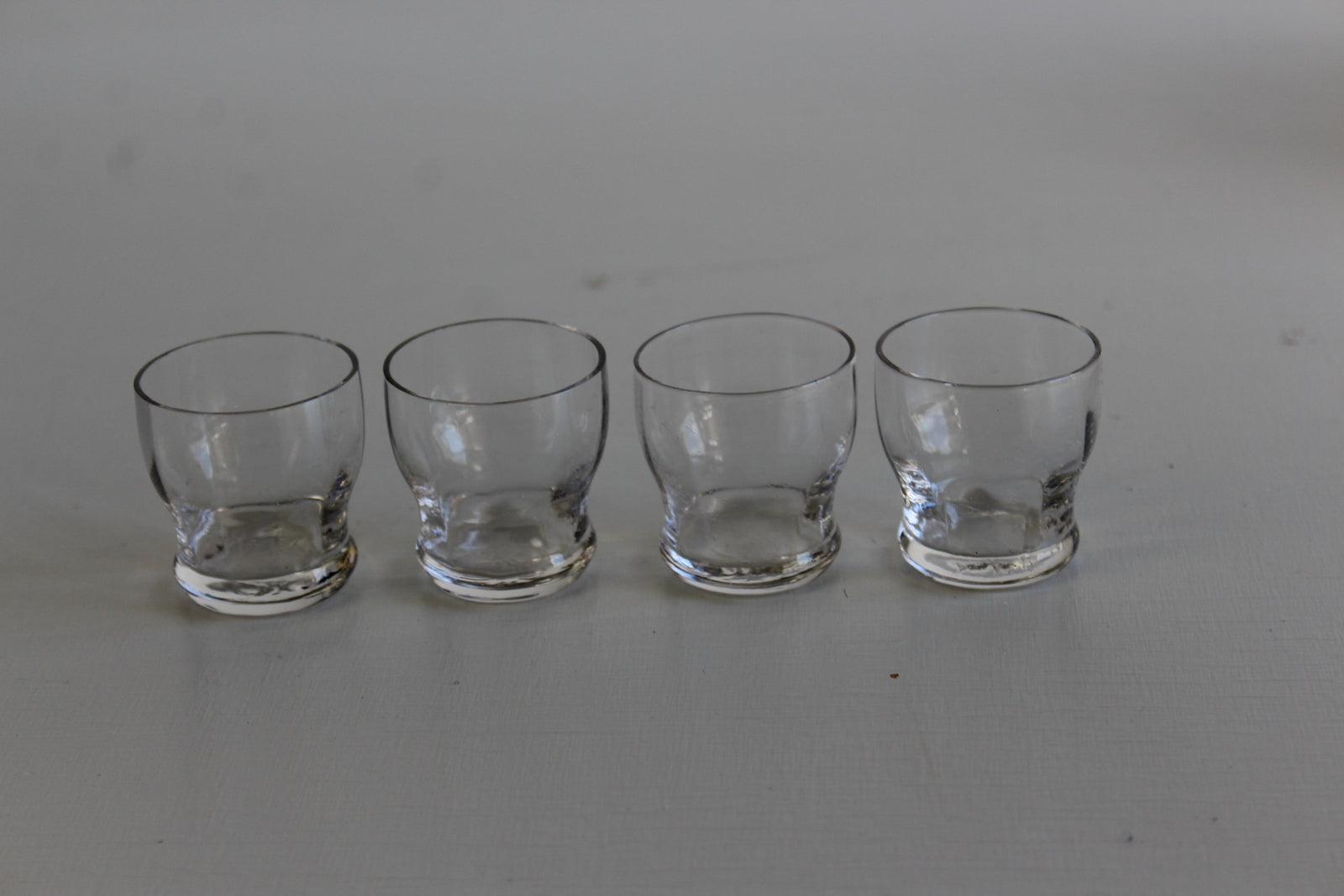 4 Tiny Vintage Glasses - Kernow Furniture