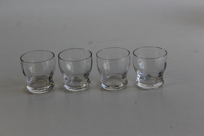 4 Tiny Vintage Glasses - Kernow Furniture