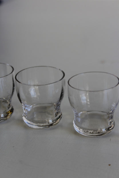 4 Tiny Vintage Glasses - Kernow Furniture