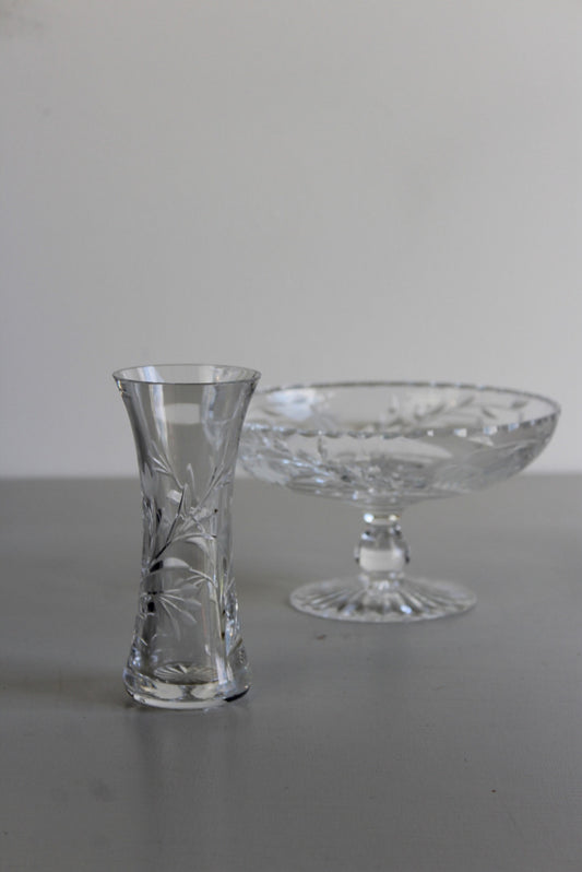 Stuart Crystal Bowl & Edinburgh Vase - Kernow Furniture