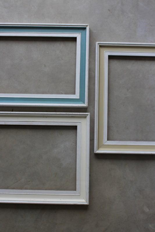 3 Vintage Wooden Frames - Kernow Furniture