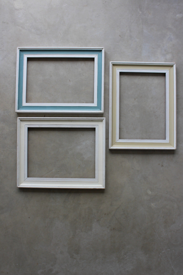 3 Vintage Wooden Frames - Kernow Furniture