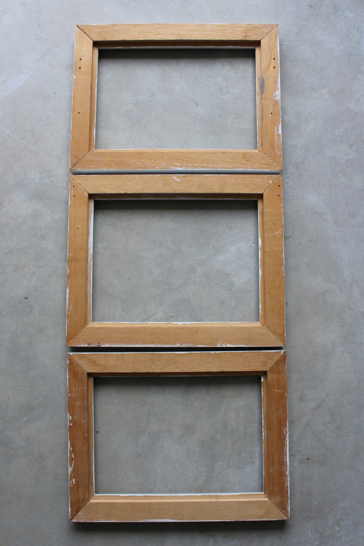 3 Vintage Wooden Frames - Kernow Furniture