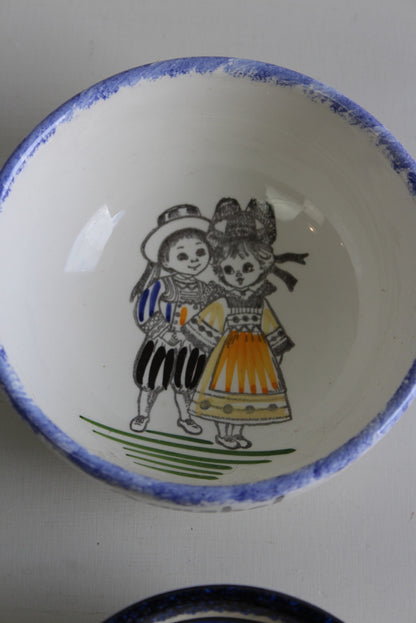 Pair French Bowls - Kernow Furniture